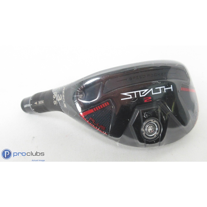 New Left Hand TaylorMade Stealth 2 Plus Rescue 19.5* 3 Hybrid w/Adapter 366854