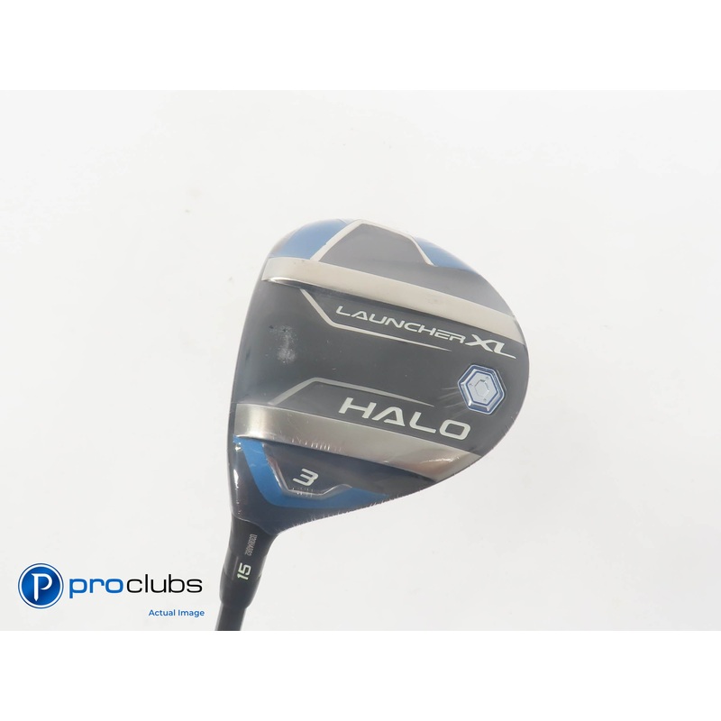 New! Left Handed Cleveland HALO XL 15* 3 Wood – Accra iWood M2 Senior – 395531