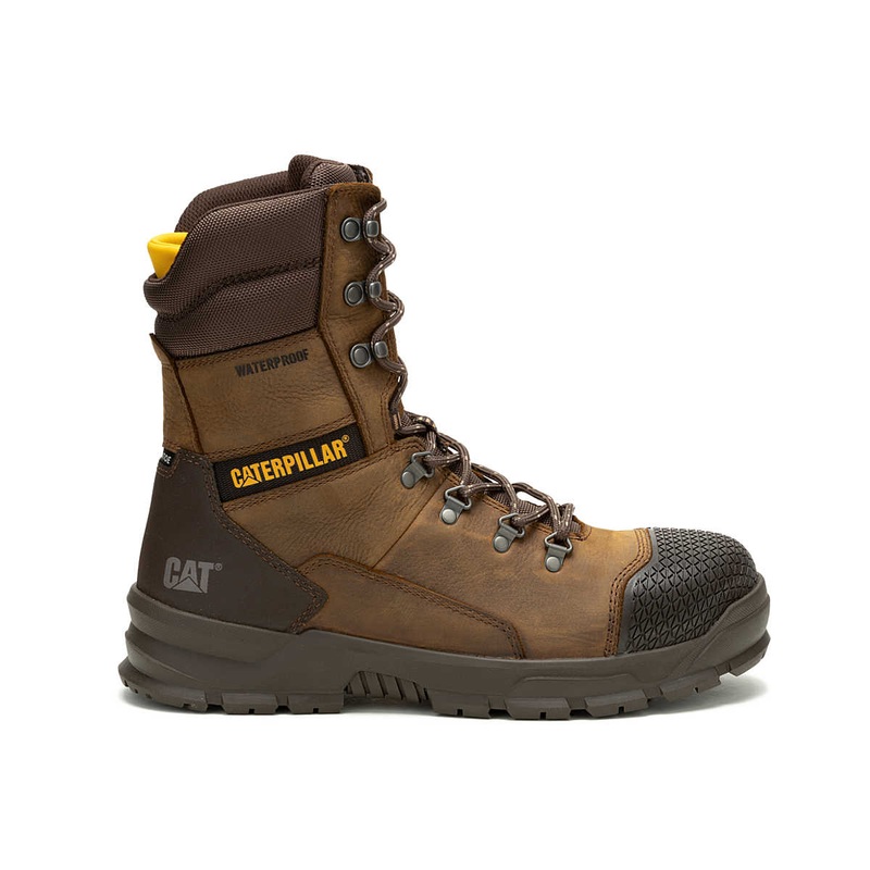 Caterpillar Men’s Accomplice X 8″ Waterproof Steel Toe Work Boots
