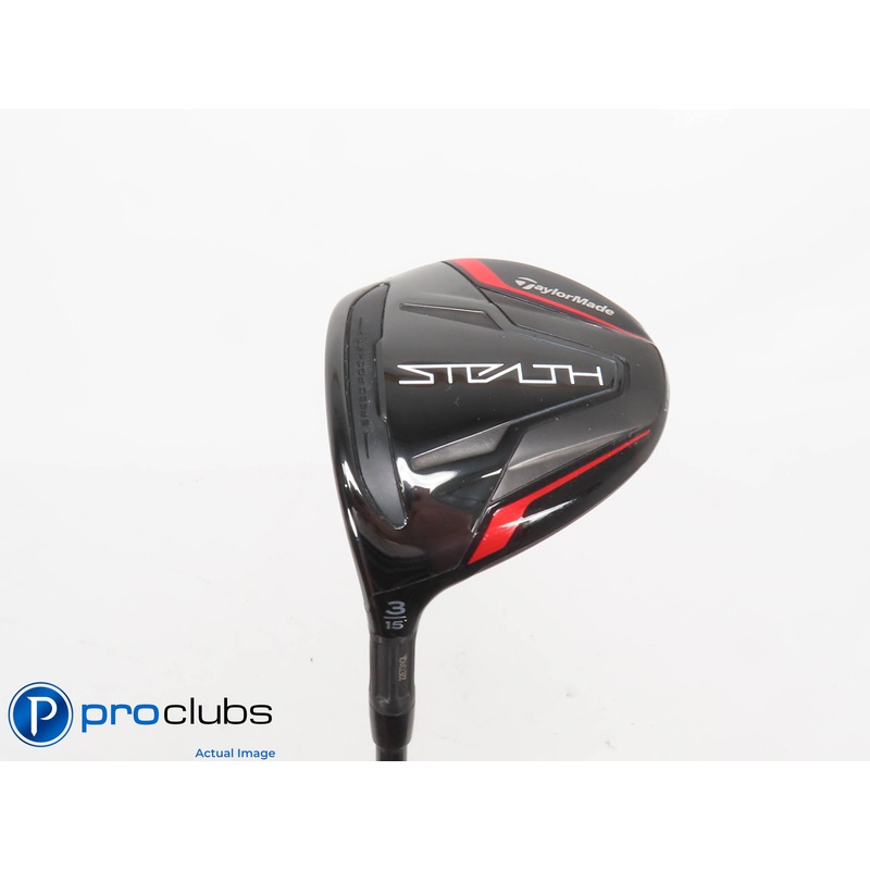 Nice! Left Handed TaylorMade Stealth 15* 3 Wood – Ventus FW 5-R Regular – 416254
