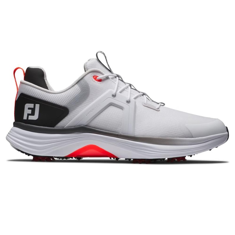 FootJoy Men’s Hyperflex Golf Shoes – White/Grey/Red 55469