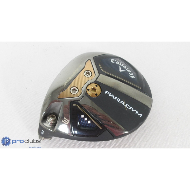 Left Handed Callaway Paradym  15* – 3 Wood – Head Only – L/H 380124