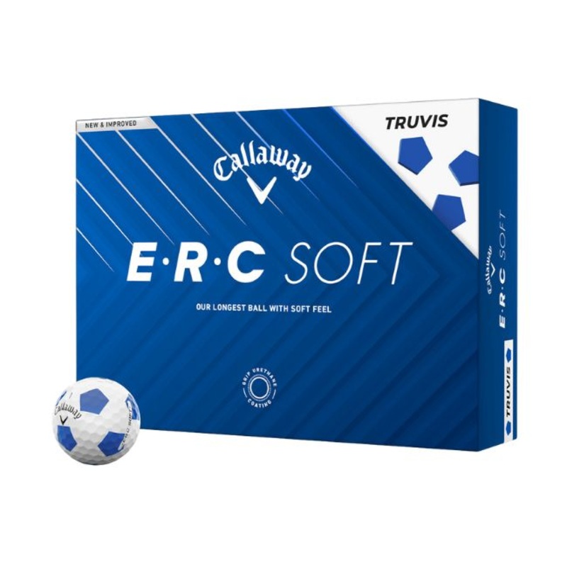 Callaway 2025 ERC Soft Truvis Blue Golf Balls – 1 Dozen