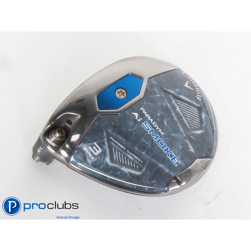 Left Handed Callaway PARADYM Ai Smoke MAX 15* 3 Wood – Head Only – 432247