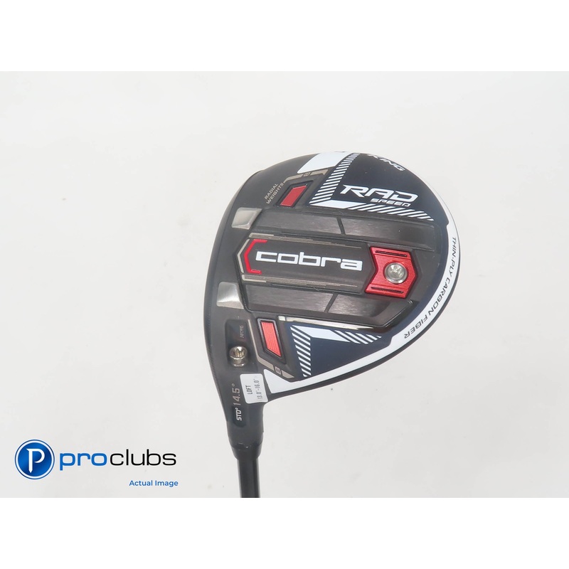 Left Handed Cobra Rad Speed Peacoat 14.5* 3 Wood – Tensei White 75 Stiff 393193