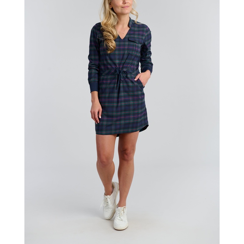 Dark Tartan Women’s Driver Dress
