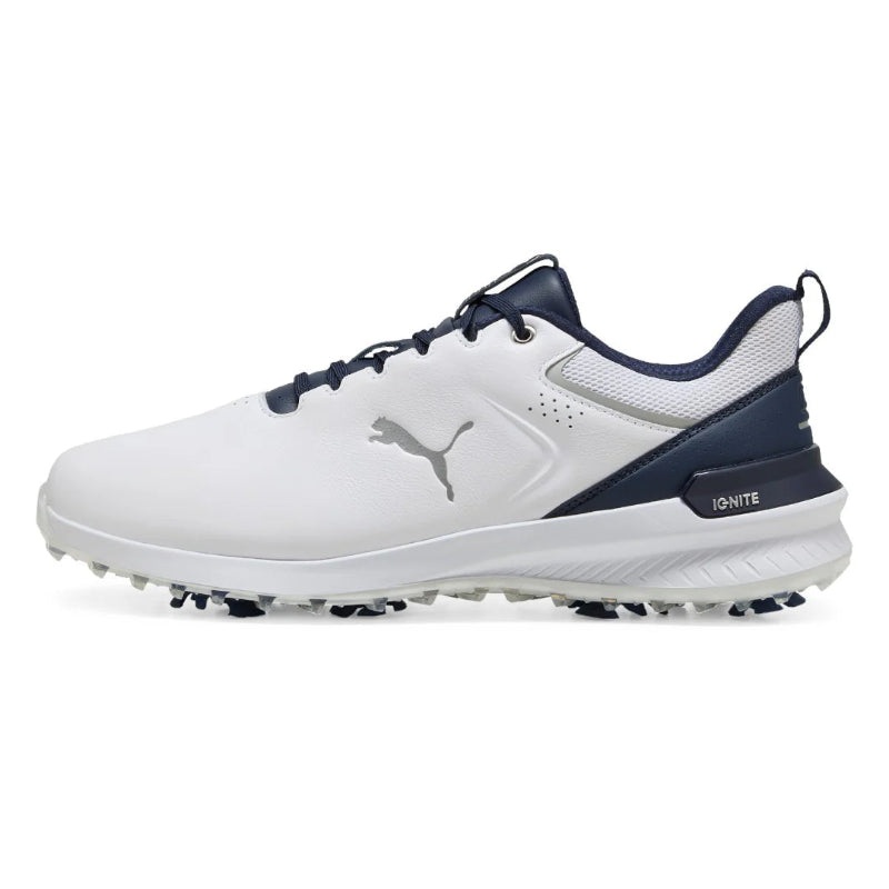 Puma Ignite Innovate Leather Golf Shoes – White/Navy