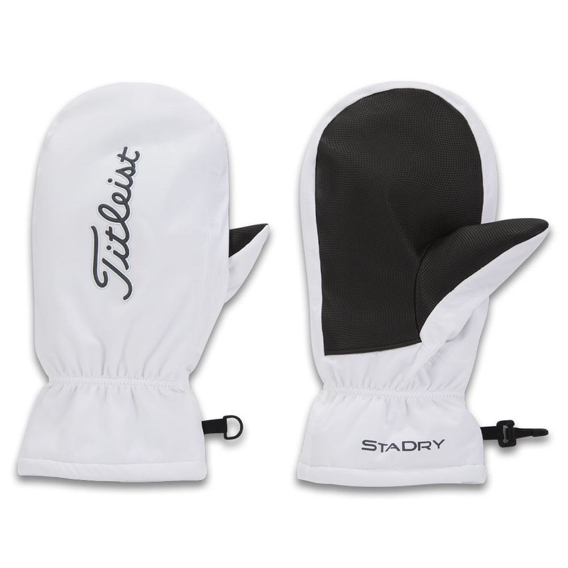 Titleist StaDry Cart Mitts White/Charcoal – 23 Men