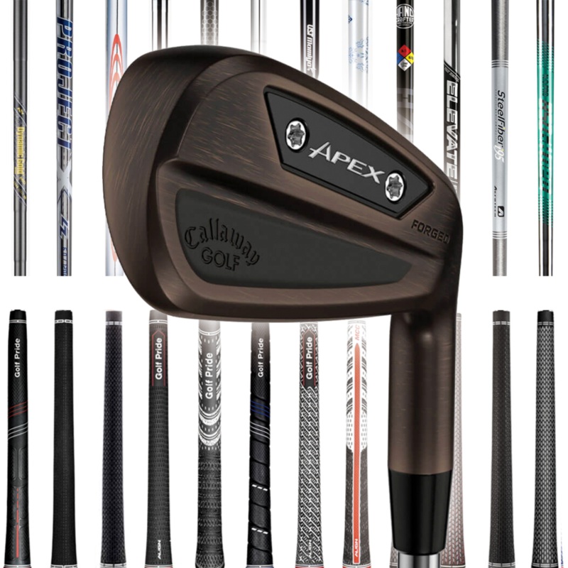 Callaway APEX Ai300 Brushed Copper Custom Irons