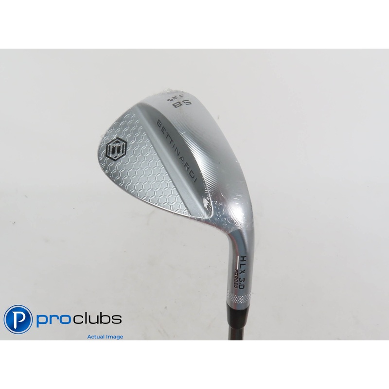 New! Bettinardi HLX 3.0 Chrome RJ-Grind 58*(12*) Wedge – KBS Stiff-Plus – 401376
