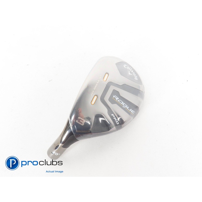 New! Left Handed Callaway Rogue ST PRO 20* 3 Hybrid – Head Only – 333405