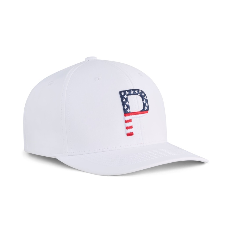 Puma Men’s Pars & Stripes 6-Panel Snapback Golf Hat