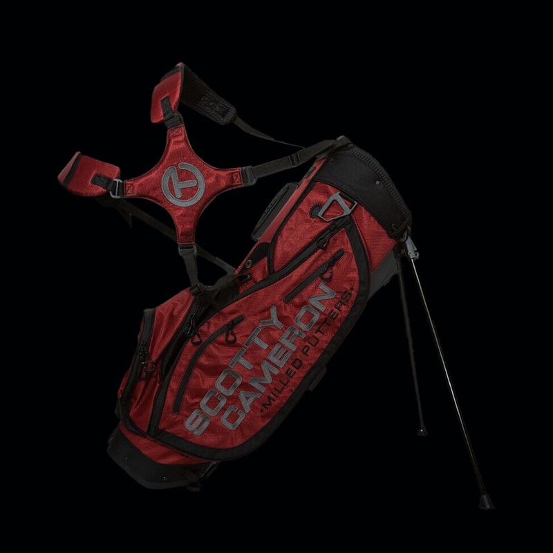 Scotty Cameron 2023 US Open Master Pathfinder Mainstay Garnet Red Stand Bag
