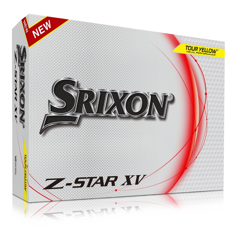 Srixon Z-Star XV 8 Tour Yellow Golf Balls 1 Dozen 2024