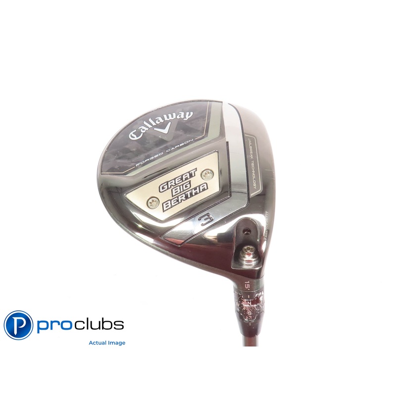 Callaway 2023 GREAT BIG BERTHA 15* 3 Wood – Helium 5F3 Regular Flex – 438446