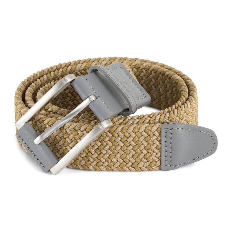 PUMA Braided Weave Golf Belt Prairie Tan – 25 Men