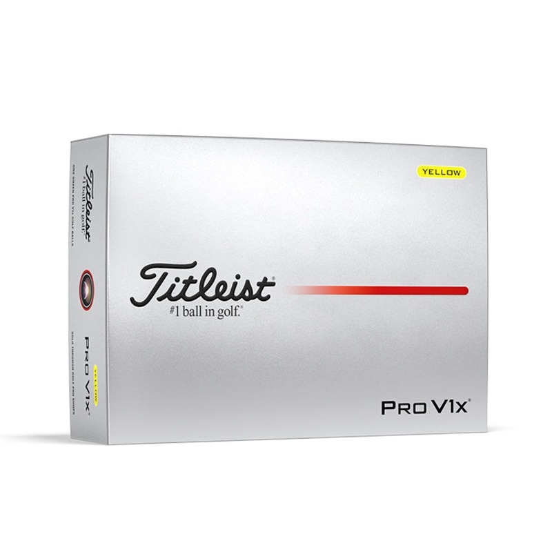 Titleist Pro V1x Golf Balls – Yellow