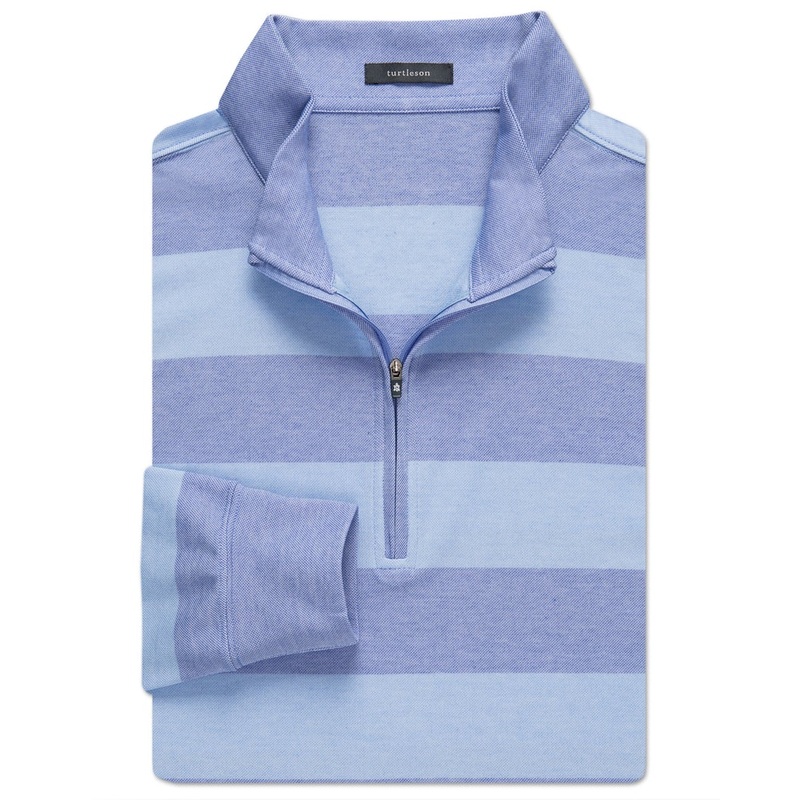 Turtleson Rugby Stripe Quarter-Zip Pullover