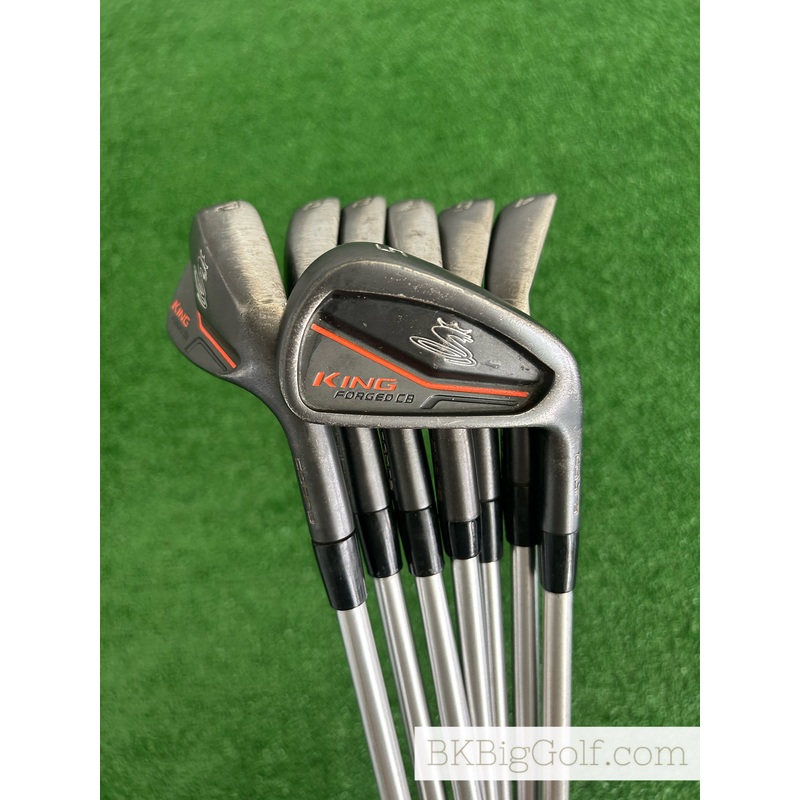 Cobra King Forged CB / MB Black Combo Iron Set 4-P / KBS Tour C-Taper 120 Stiff