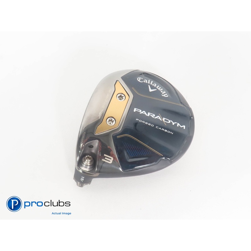 Left Handed Callaway Paradym 15* 3 Wood – Head Only – L/H – 380788