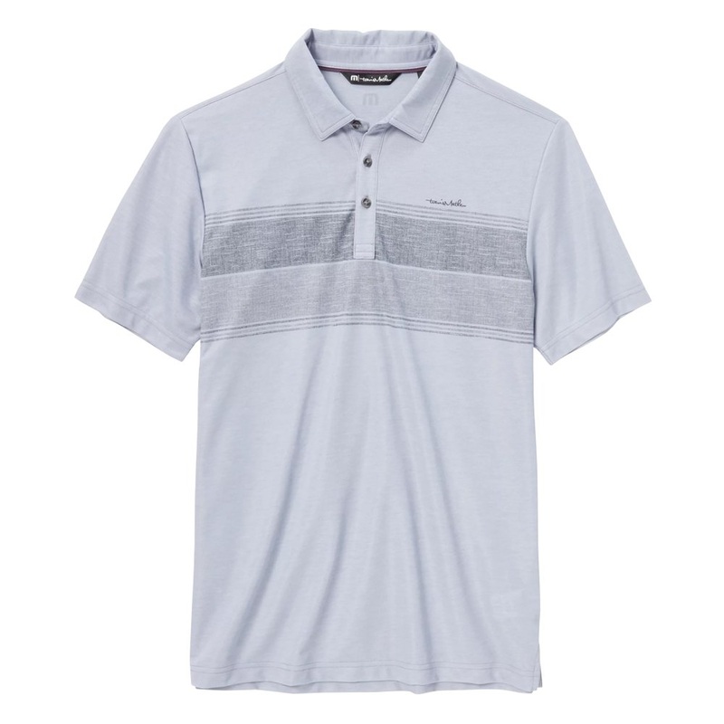 TravisMathew Hiking Pro Golf Polo Heather Light Gray – FW22 Men