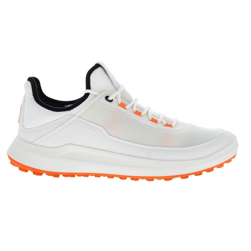 ECCO Core Mesh Spikeless Golf Shoes White/Calendula – 22 Men