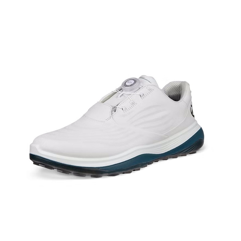 Ecco Men’s LT1 BOA Golf Spikeless Shoes – White