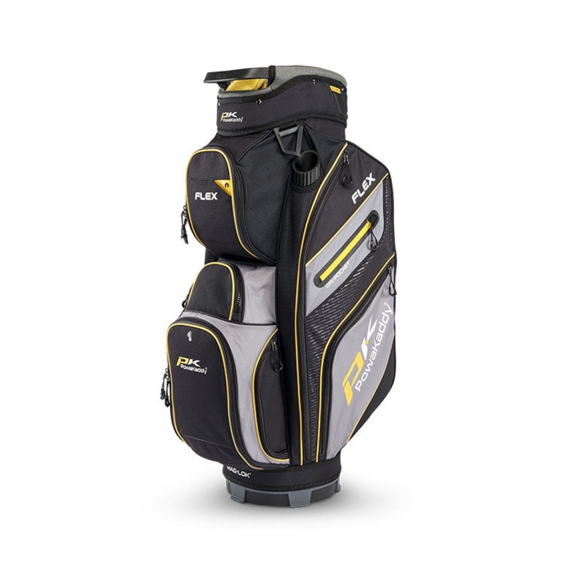 Powakaddy Flex Golf Cart Bag – Grey/Yellow