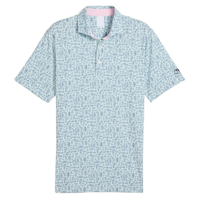 PUMA AP Sketch Golf Polo Peaceful Blue – SS25 Men