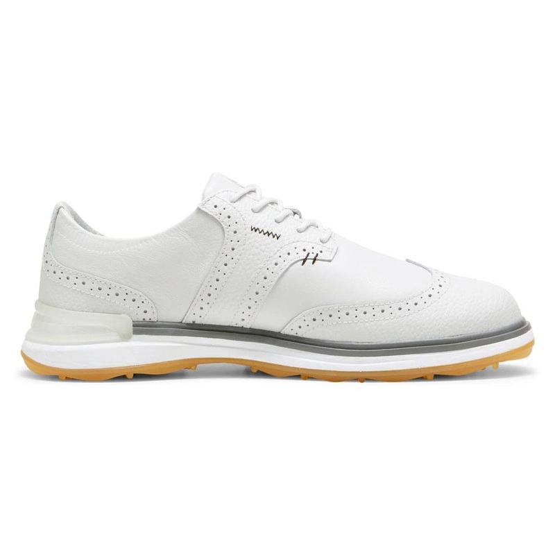 PUMA Avant Wingtip Spikeless Golf Shoes Feather Gray/Slate Gray – 24 Men