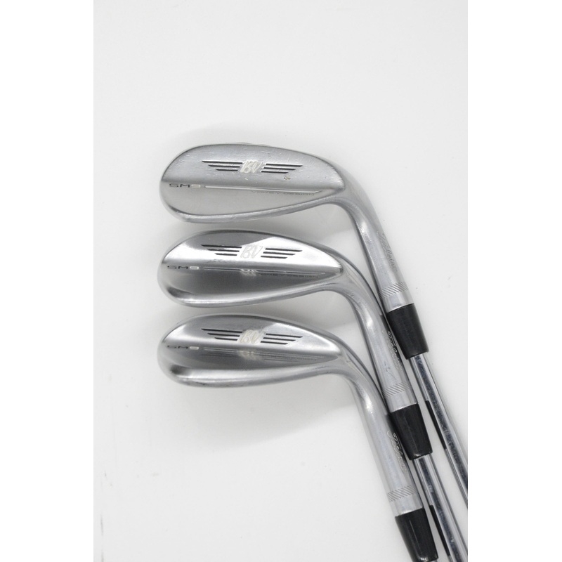 Titleist Vokey SM9 Tour Chrome 52, 56, 60 Degree Wedge Set Wedge Flex
