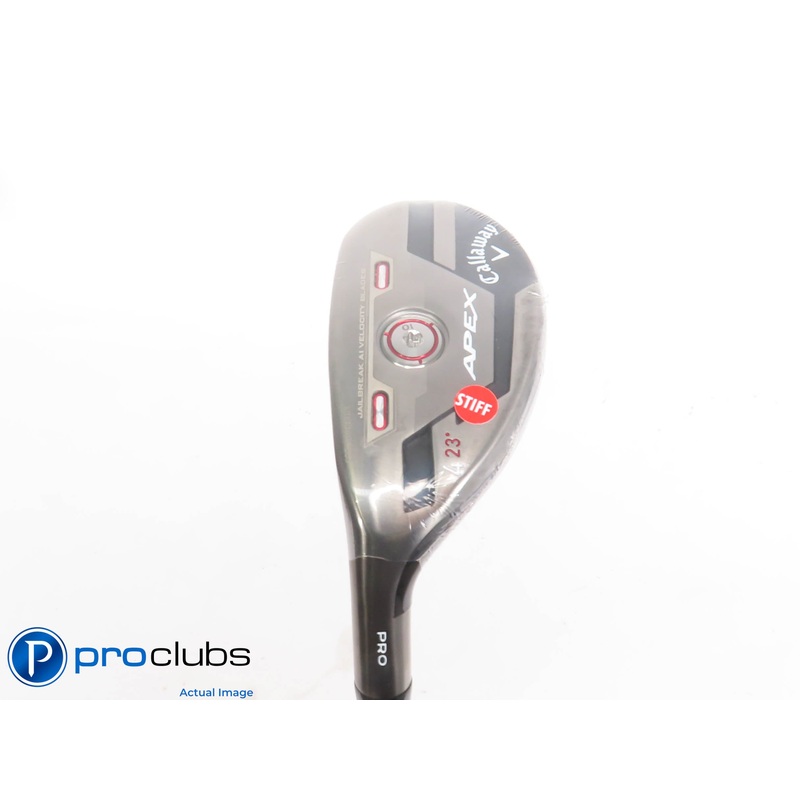 NEW Left Handed Callaway ’21 APEX PRO 23* 4 HYBRID – MMT 80 Stiff Flex 434505