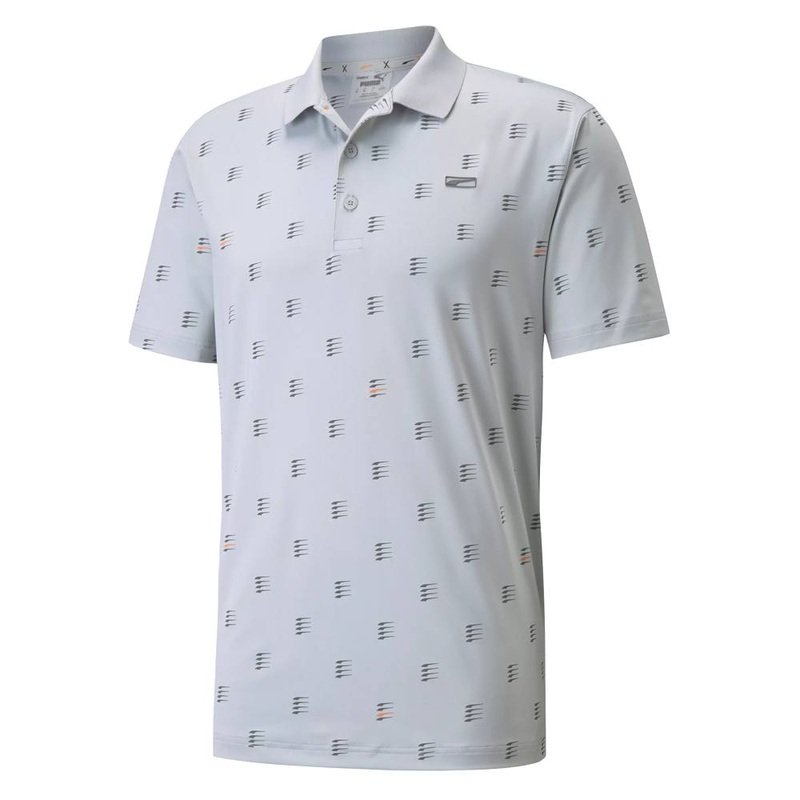 PUMA Mattr Moving Day Golf Polo High Rise/Vibrant Orange – SS21 Men