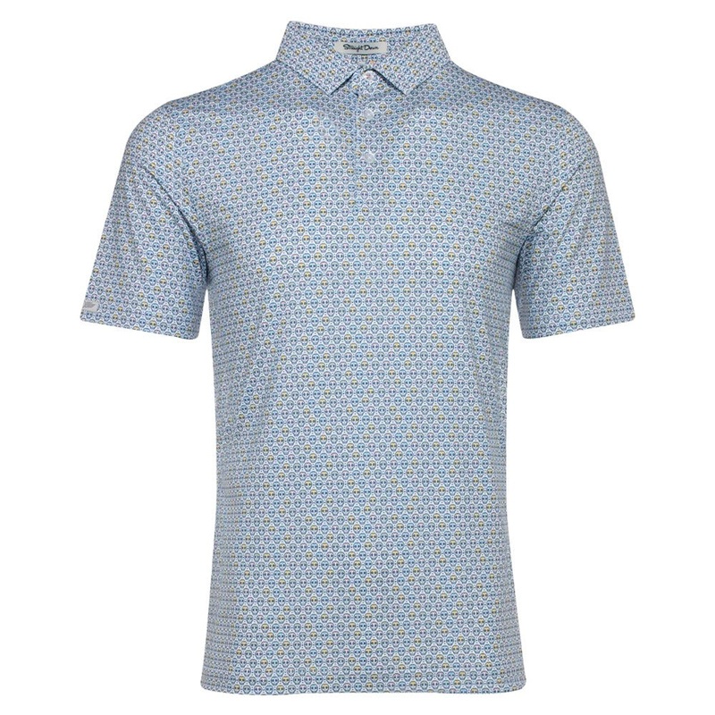 Straight Down Los Muertos Golf Polo White – FW24 Men