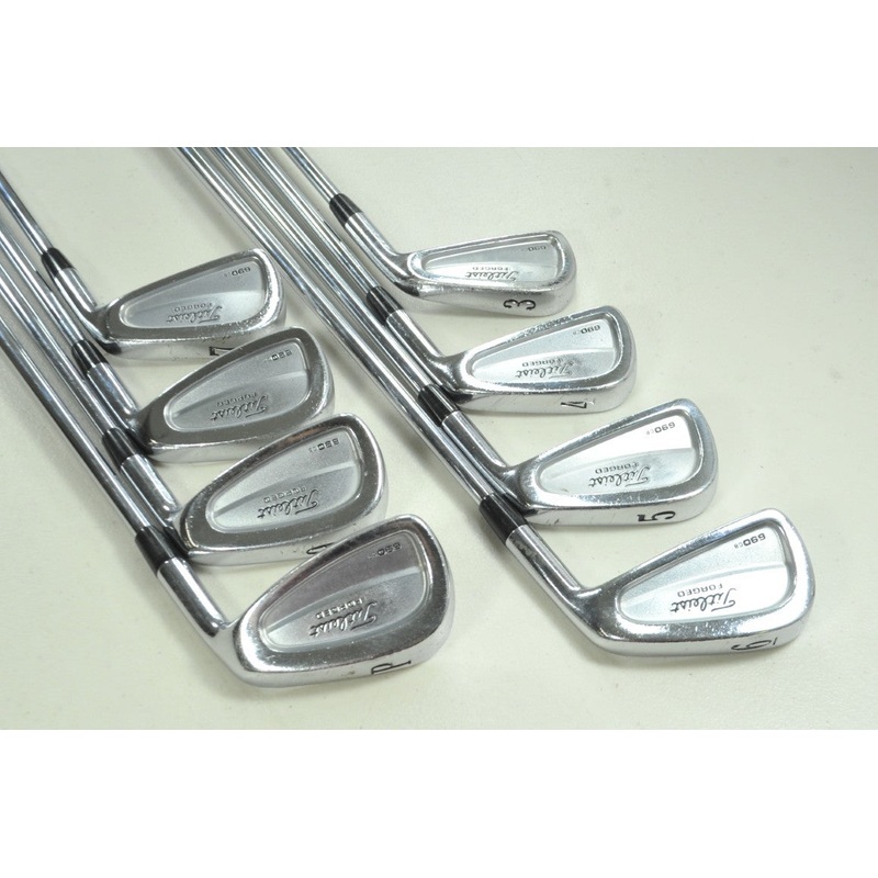 Titleist 690.CB Forged 3-PW Iron Set Stiff Flex RH FCM 6.0 Rifle Steel # 198540