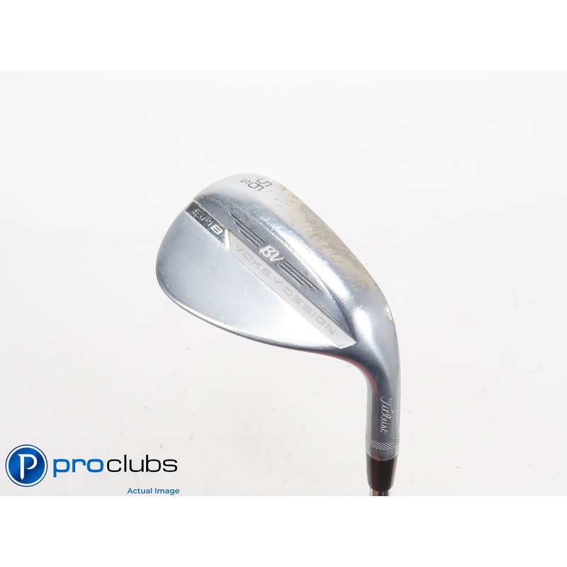 Titleist Vokey SM8 Chrome 56*(10*) WEDGE S-Grind – Vokey Wedge Flex 420483