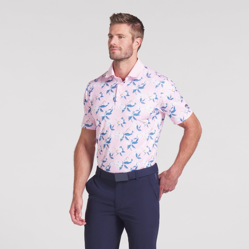 AP Spring Florals Golf Polo
