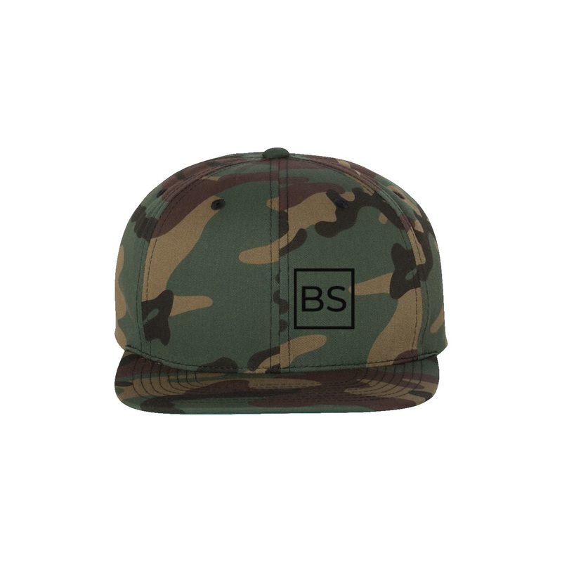 Black Square Classic Camo Hat
