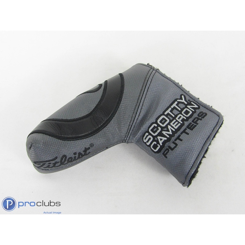 Circle T! Scotty Cameron Graphite/Black “Industrial” Blade Headcover-447534