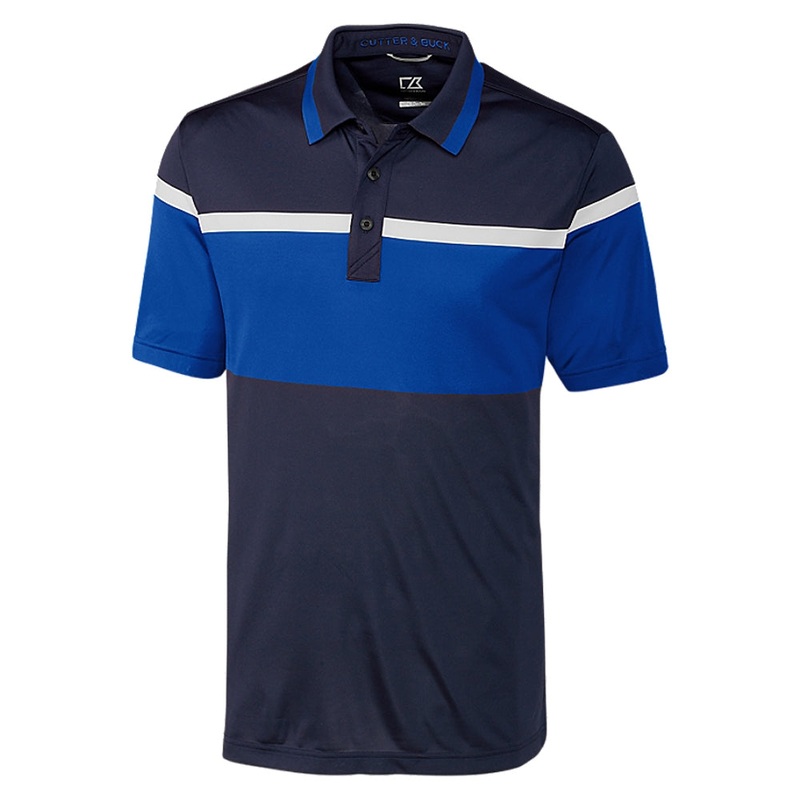 Cutter and Buck Everson Stripe Golf Polo Bolt – SS19 Men