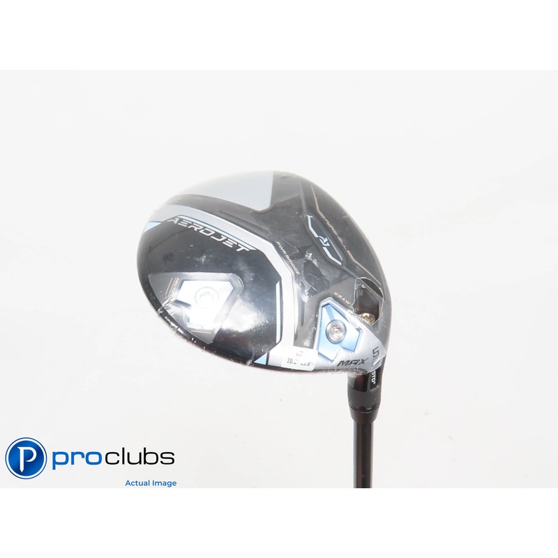 New! Ladies Cobra AEROJET MAX 21.5* 5 Wood – UTS Lin-Q Red 5F2 Senior – 415064