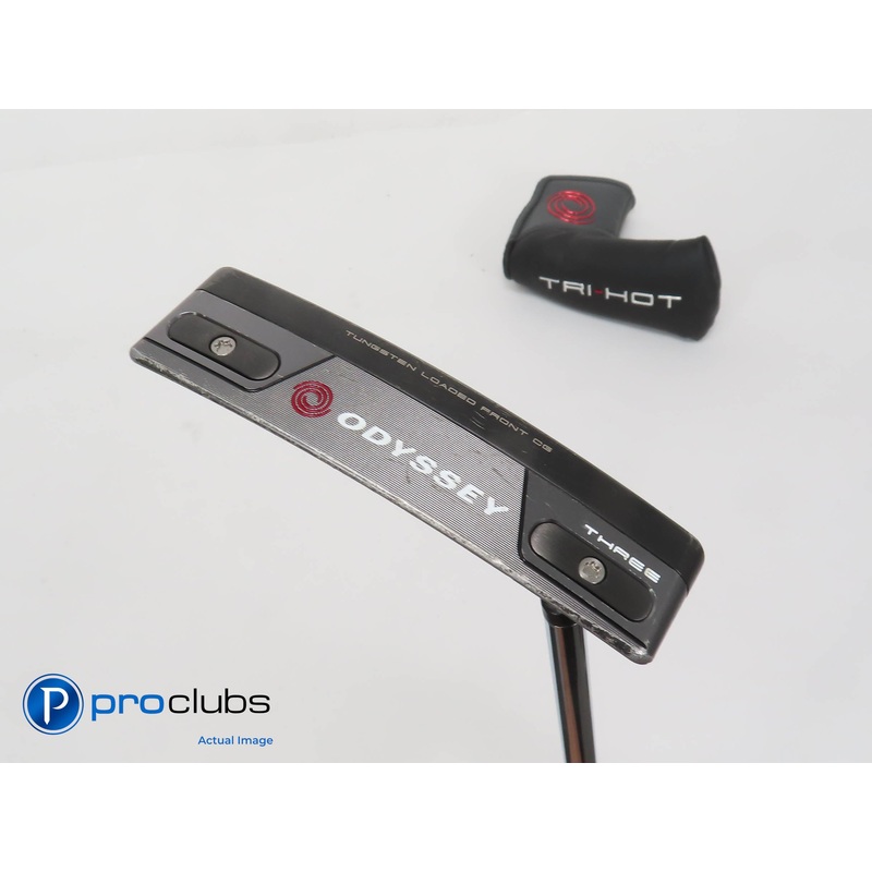 Odyssey Tri-Hot 5k THREE 35″ Putter w/Stroke Lab w/Cover – 398280
