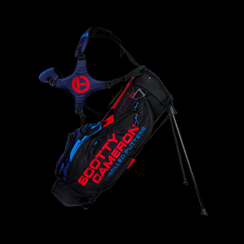 Scotty Cameron Tour Only 2022 Pathfinder Black Red Blue Stand Bag