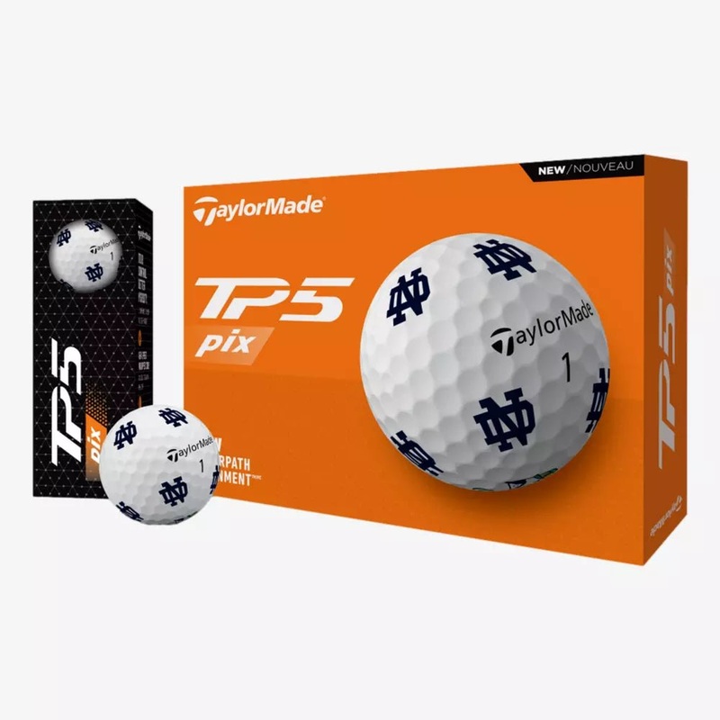 TaylorMade TP5 Notre Dame Golf Balls
