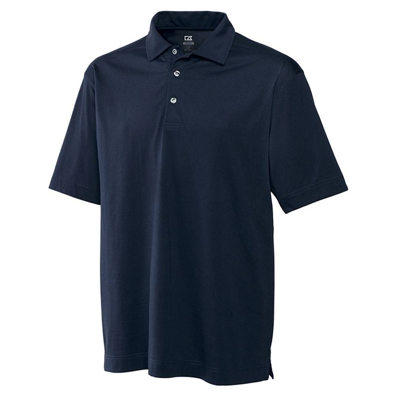 Cutter and Buck DryTec Medina Tonal Stripe Golf Polo (Big and Tall) Navy Blue – SS16 Men