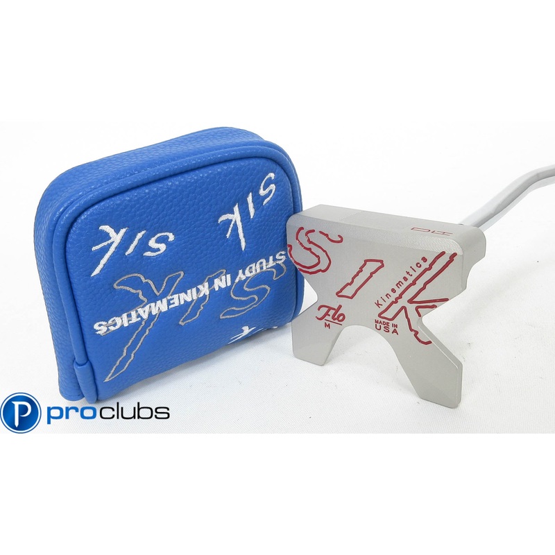 NEW SIK FLO M-SERIES DOUBLE BEND FLANGELINE PUTTER 33″ w/ HEADOVER #368091