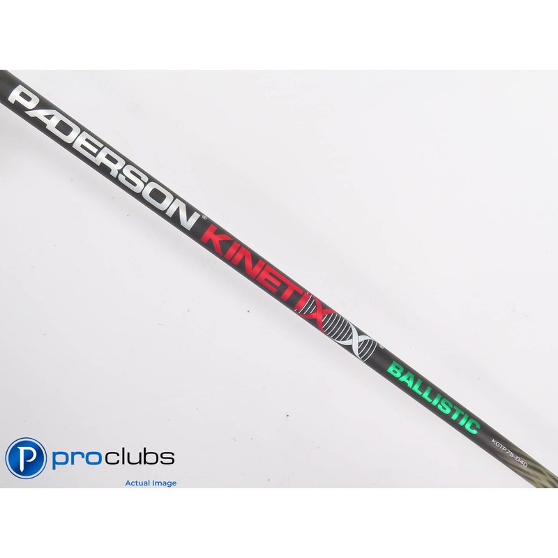 PADERSON KINETIXX BALLISTIC KGTP75-D40 X-Flex DRIVER SHAFT Ping G430 Tip 441146