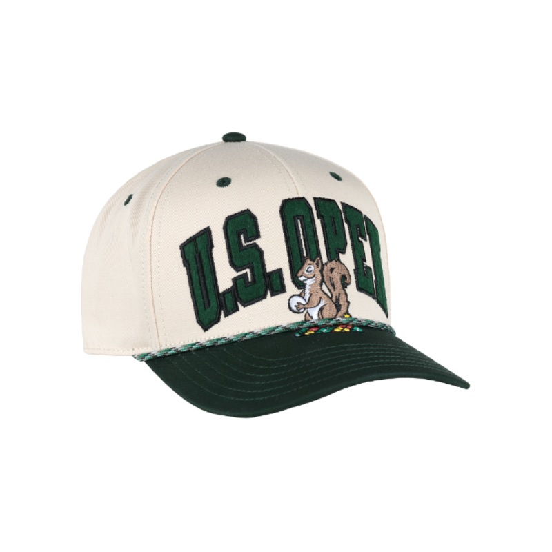 125TH U.S. Open Lightweight Cotton Green & Tan Rope Cap