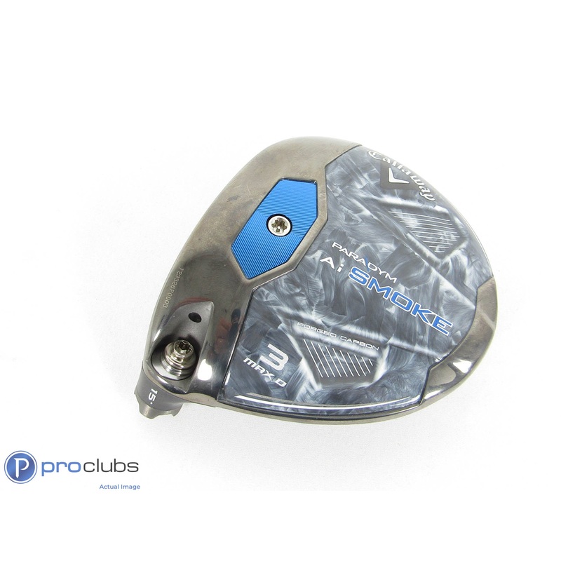 Left Handed! Callaway Ai Smoke MAX D 15* 3 Wood – Head Only – 430869