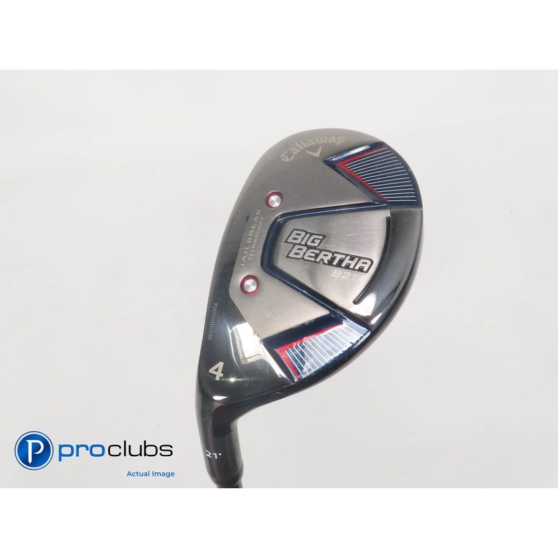 Left Handed Callaway Big Bertha B21 21* 4 HYBRID – Tensei 55 Senior Flex 387284